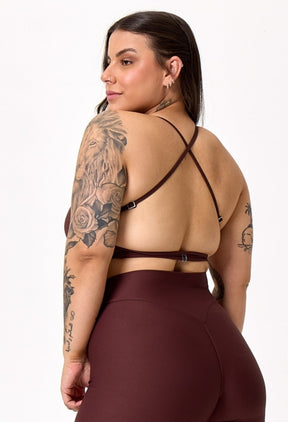 TOP TWIST DARK BROWN