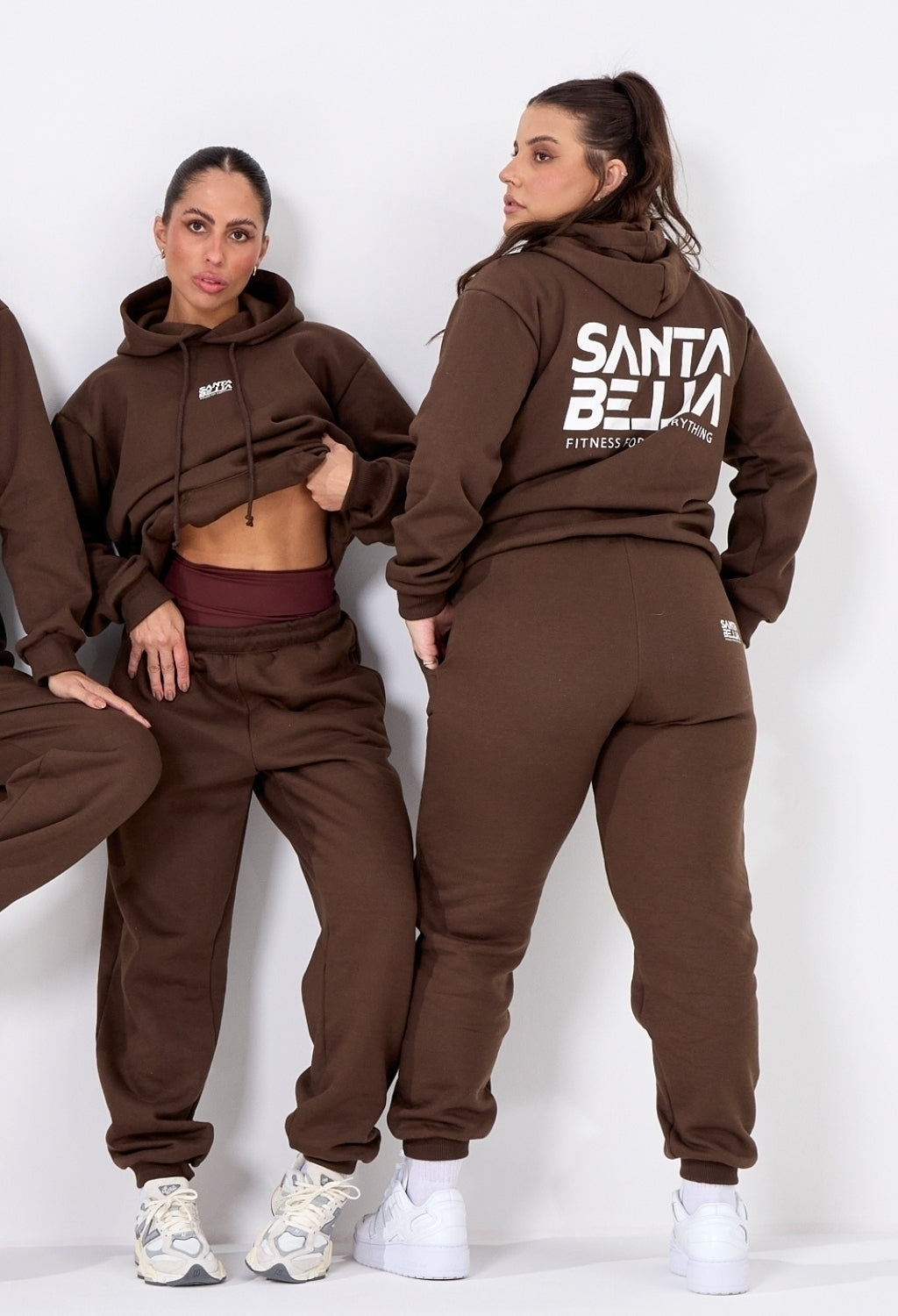 CALÇA MOLETOM OVERSIZED CACAU