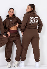 CONJUNTO MOLETOM OVERSIZED CACAU
