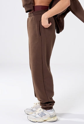 CALÇA MOLETOM OVERSIZED CACAU