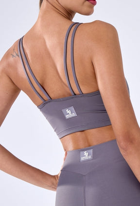 TOP STRAPPY SPORT DARK GREY