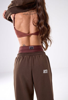 CASACO MOLETOM OVERSIZED CACAU