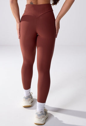 LEGGING CANELADA BROWN