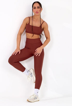 LEGGING CANELADA BROWN