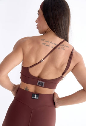 CONJUNTO LEGGING ACTIVE FLARE + TOP EVOLVE ESPRESSO