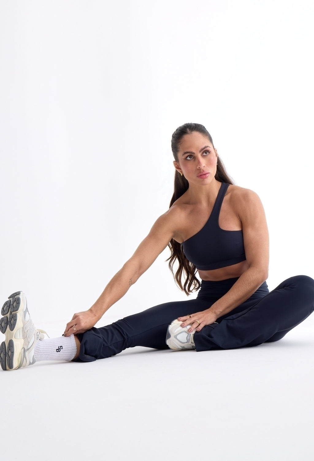 CONJUNTO LEGGING ACTIVE FLARE + TOP PANDORA 5.0 PRETO