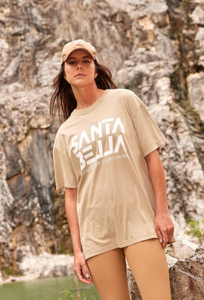 CAMISETA OVERSIZED SANTABELLA NUDE