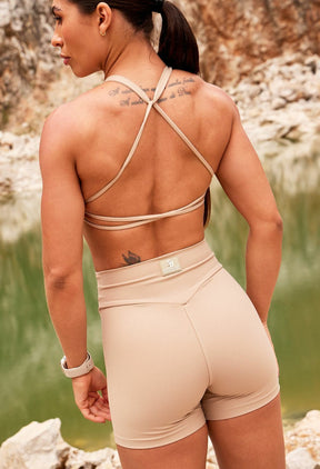 SHORTS TIMELESS CAPPUCCINO